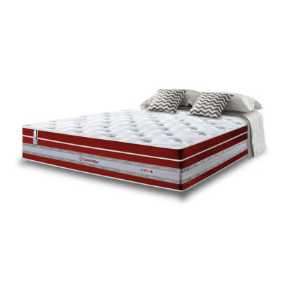 0 - Colchão Queen de Molas Ensacadas Cama inBox Select Euro Soft