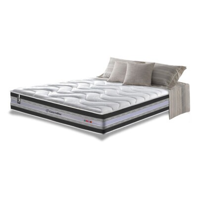 0 - Colchão Queen de Molas Ensacadas D33 Cama inBox Select Firme