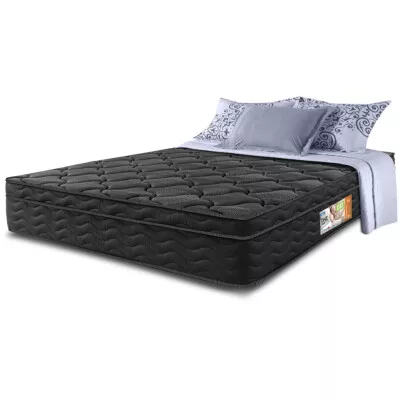 Colchão Casal OrtoFirm Black 138x188x28 One Face Espuma D33 Preto