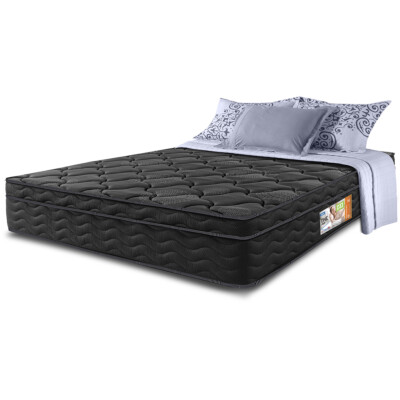 Colchão King OrtoFirm Black 193x203x28 One Face Espuma D33 Preto