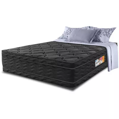 Colchão Queen OrtoFirm Black 158x198x32 Double Face Espuma D33 Preto