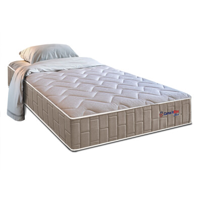 0 - Colchão Solteiro com Molas Ensacadas Cama inBox Cloud Bege 88