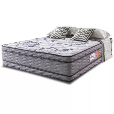 Colchão King OrtoFirm 193x203x32 Double Face Espuma D45 Cinza