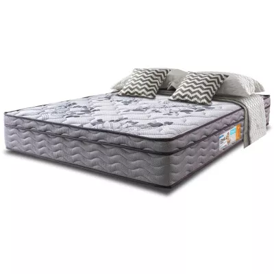 Colchão Casal OrtoFirm 138x188x28 One Face Espuma D45 Cinza
