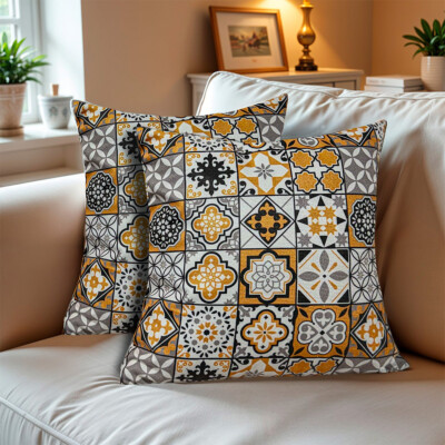 Kit 2 Capas de Almofadas Bagdade 45x45cm Cama inBox