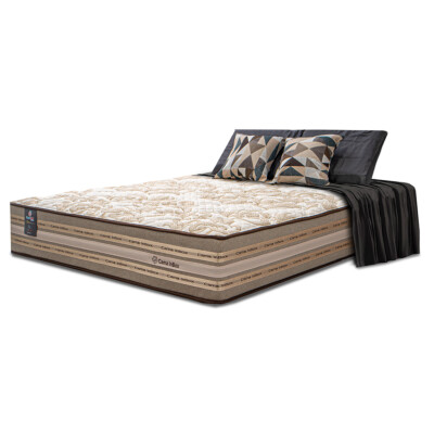 Colchão Casal Molas Ensacadas Pillow In 138x188x31 Cama inBox Duo Linem Bege